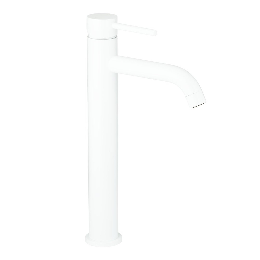 [11954LF] Elysian Extended Basin Mixer - White