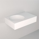 Coco Wall-Hung Basin - Matte White