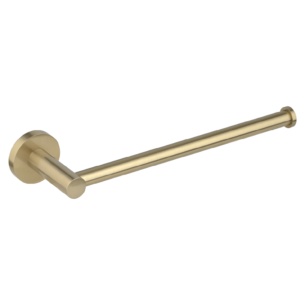 [12248] Elysian Hand Towel Holder - Brushed Brass