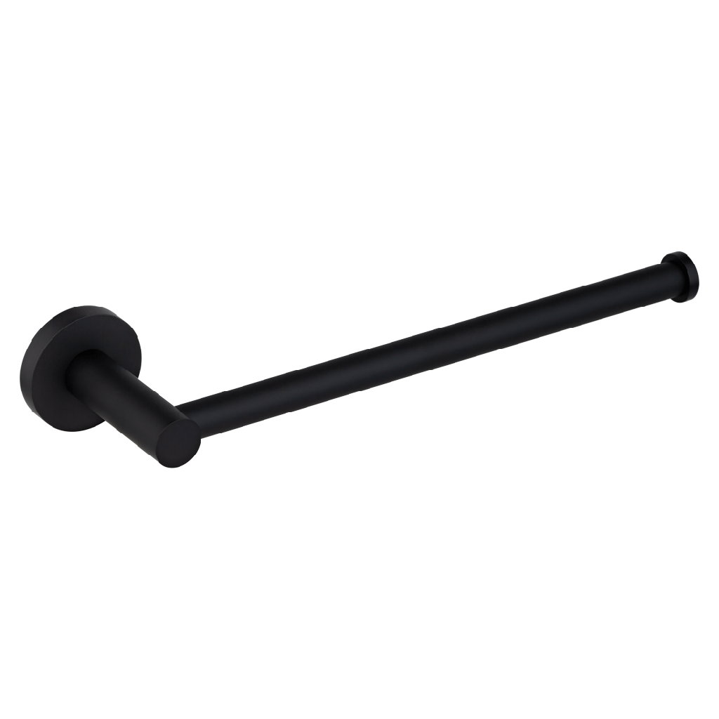 [12252] Elysian Hand Towel Holder - Matte Black