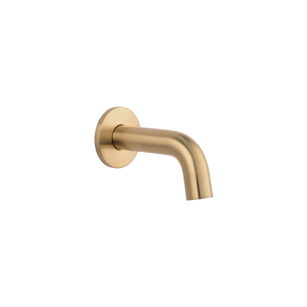 [12290LF] Mini Wall-Mounted Spout - Brushed Brass