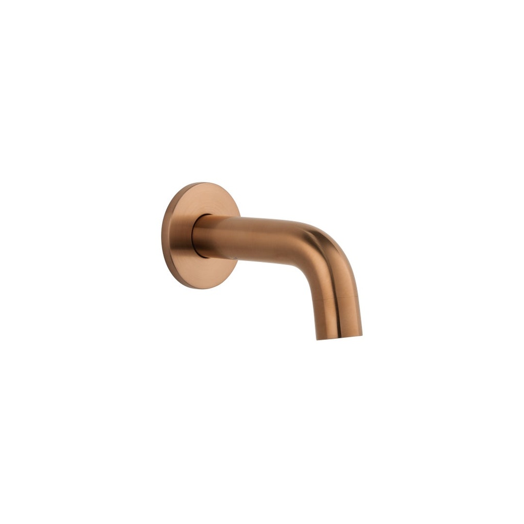 [12292LF] Mini Wall-Mounted Spout - Brushed Copper