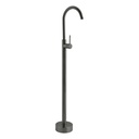 Elysian Floor Mounted Basin/Bath Filler with Mixer - Brushed Gunmetal