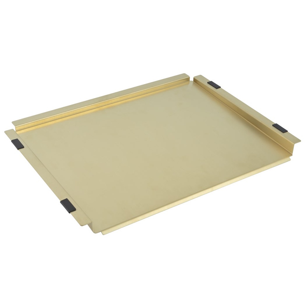 [12366] Bench Top Draining Tray – Brushed Brass – Essential Series