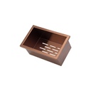 (D) Colander Insert - Entertainer Series - Brushed Copper