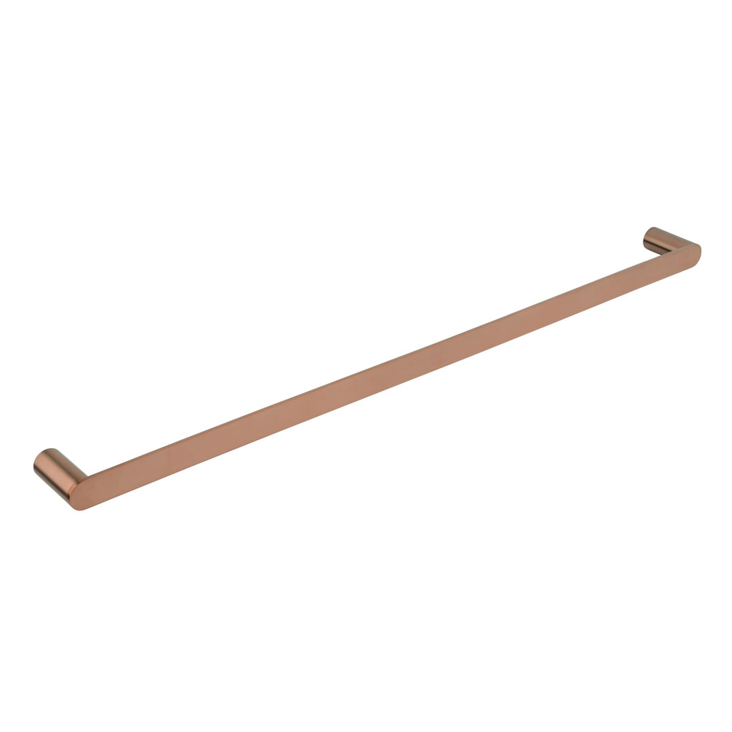 [12436] Milani Single Towel Rail 800mm - Brushed Copper