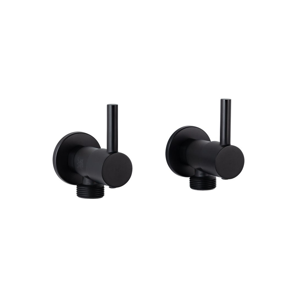 [12445LF] Elysian Washing Machine Stops - Matte Black