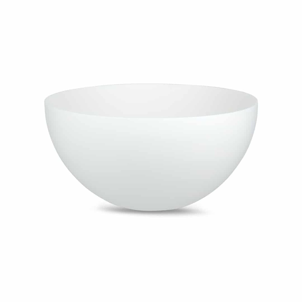 [12644] Bajo Mini Basin - Matte White