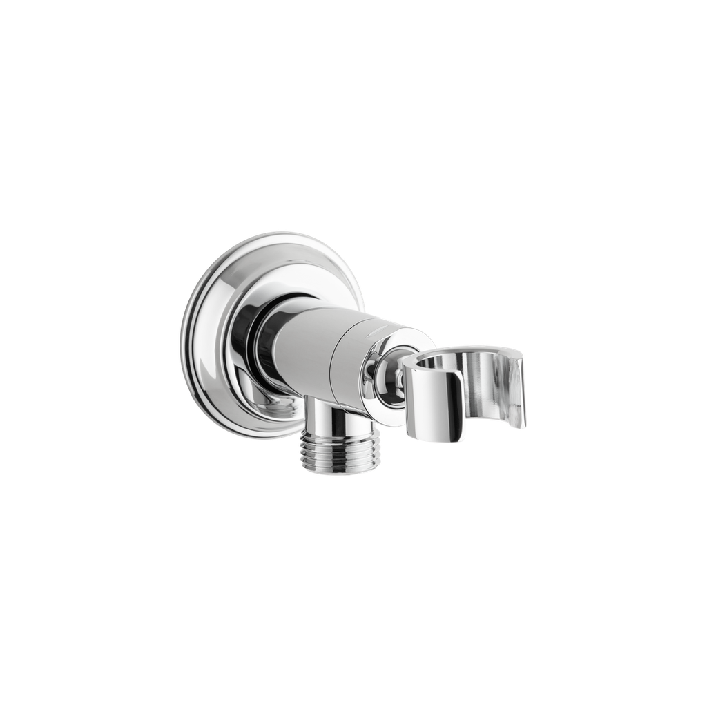 [12652] Kingsley Hand Shower Holder &amp; BP - Chrome