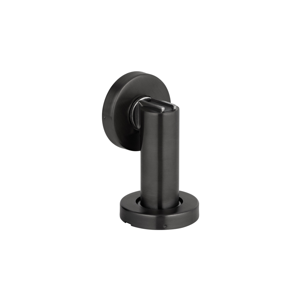 [12771] Kolton Door Stop - Brushed Gunmetal