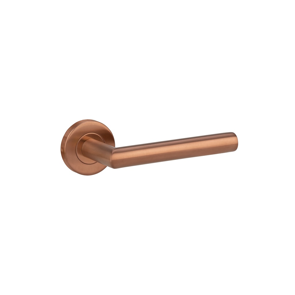 [12980] Davis Door Handle - Brushed Copper
