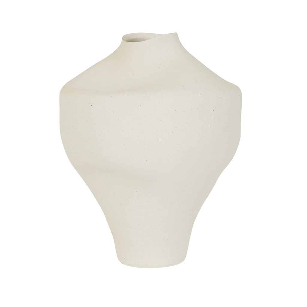 [FORME-RINA-VASE-WHITE-DEC-FOM-RIN-VASE] Forme Rina Vase - White