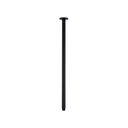 Shower Dropper Extended Round 600mm - Matte Black