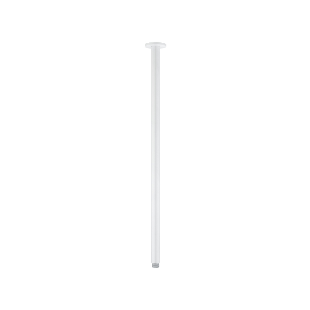Shower Dropper Extended Round 600mm - White