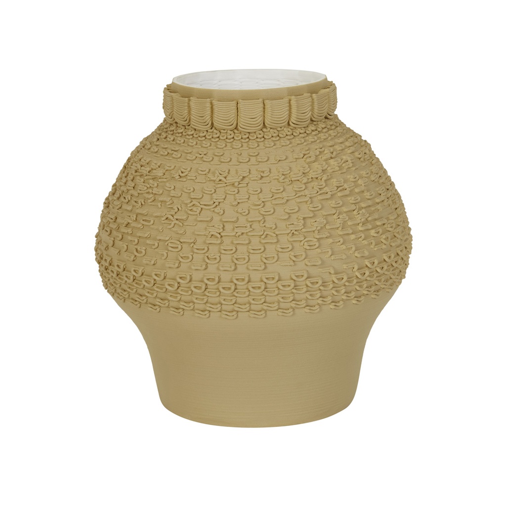 [FORME-WEAVE-VASE-WHEAT-DEC-FOM-WVE-VASE] Forme Weave Vase - Wheat
