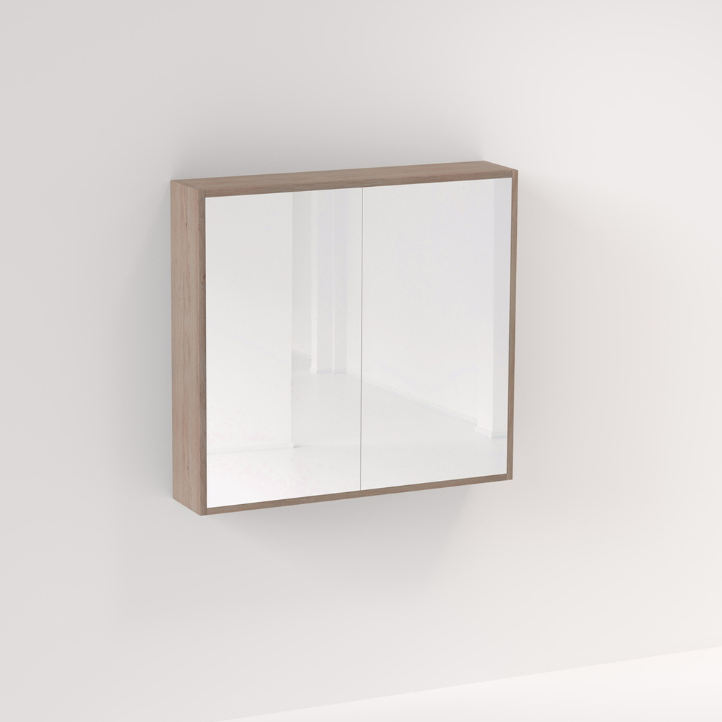[13253] Myra 2-Door Mirror Cabinet 864mm - Pure Oak