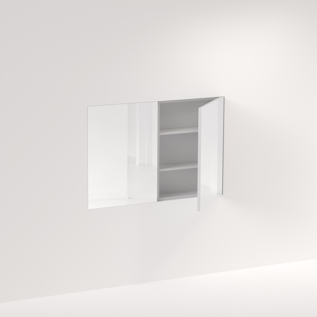 [13264] Myra 2-Door Mirror Cabinet Recessed - 1128mm