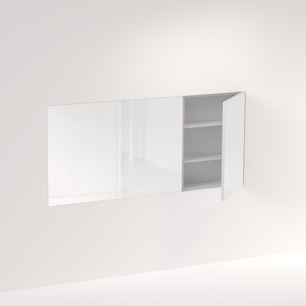 [13265] Myra 3-Door Mirror Cabinet Recessed - 1692mm
