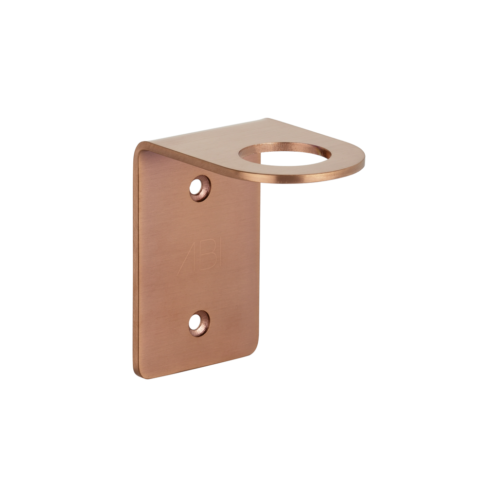 [13523] Lira Soap Bottle Holder - Brushed Copper