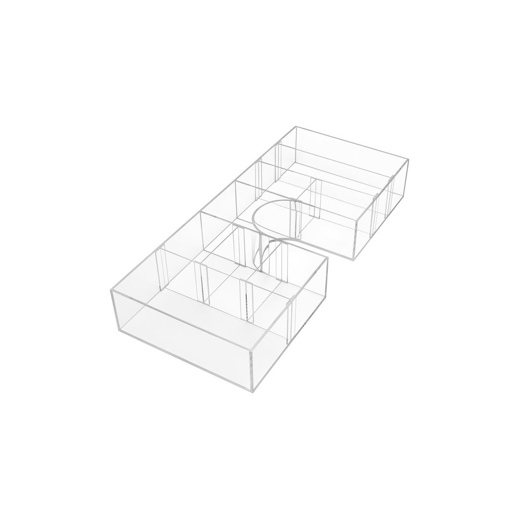 [13530] Vanity Drawer Organiser w Cut Out - 900mm