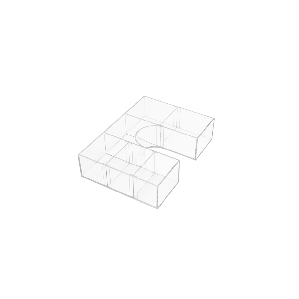 [13532] Vanity Drawer Organiser w Cut Out - 600mm