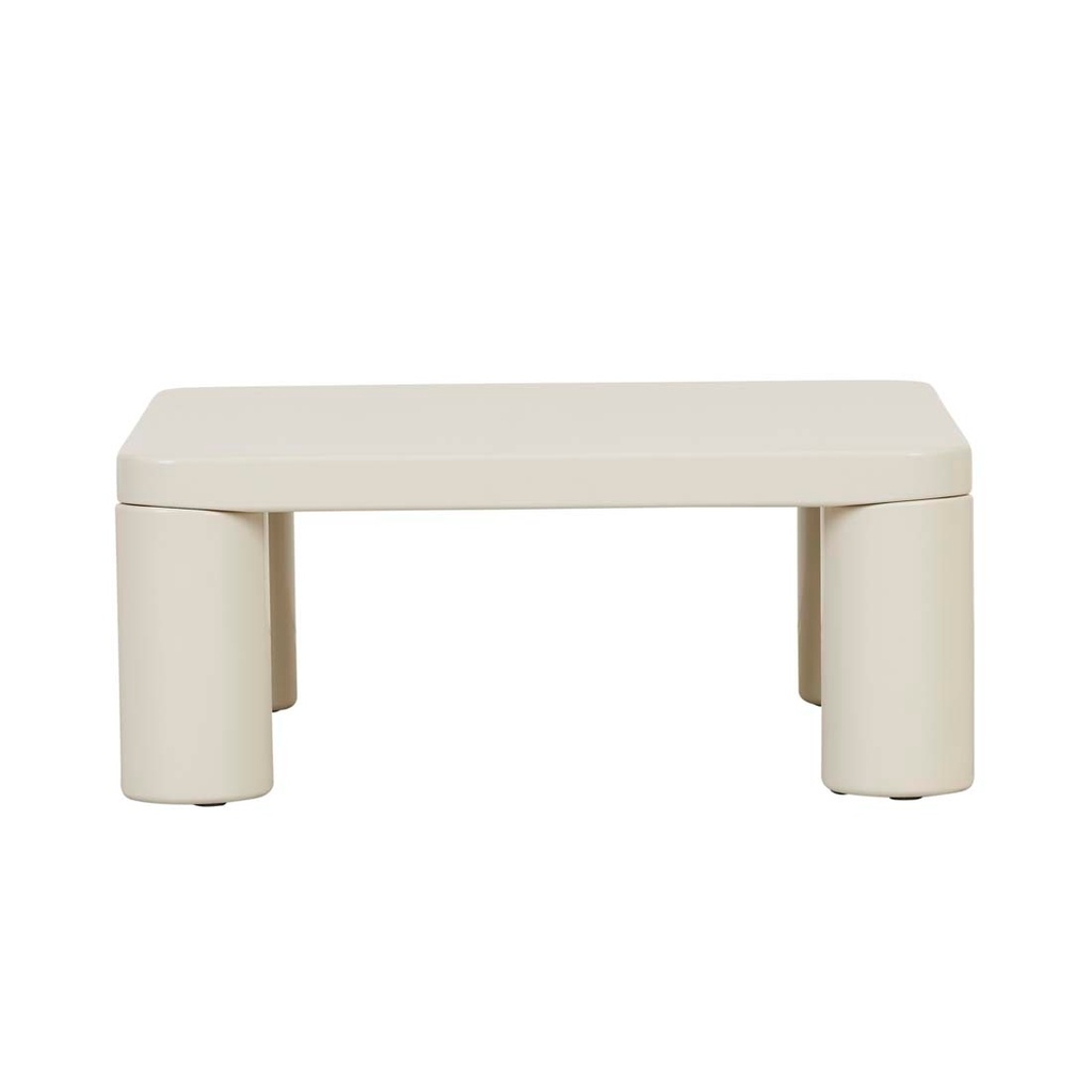 [FRANKIE-COFFEE-TABLE-GLOSS-FOSSIL-CTS-FRANK] Frankie Coffee Table - Gloss Fossil