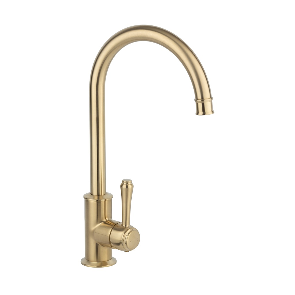 [14008LF] Kingsley Kitchen Mixer - Brushed Brass
