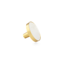(D)Perla Cabinetry Knob - Brushed Brass
