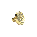 (D)Havana Round Cabinetry Knob  - Brushed Brass