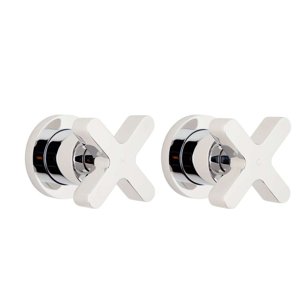 [14203-LF] Cross Assembly Taps - Chrome