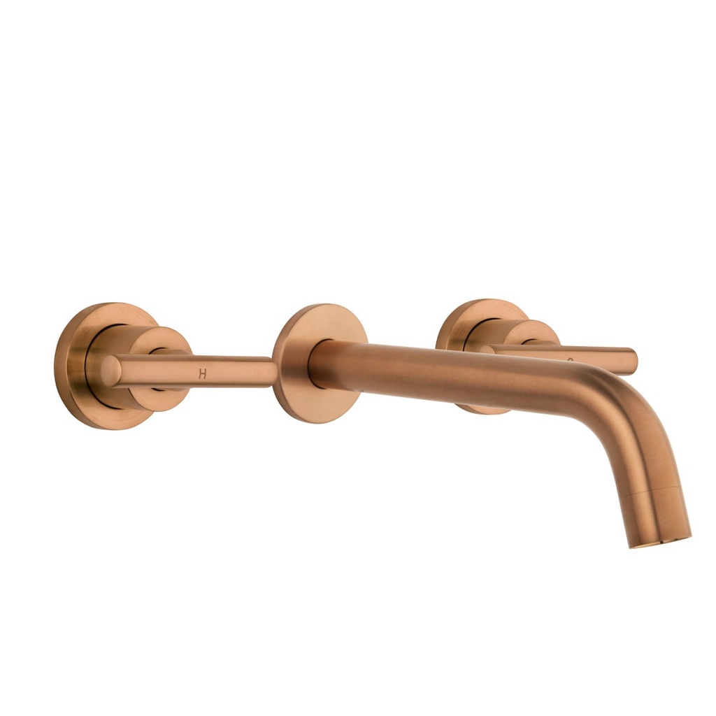 [14238-LF] Barre Assembly Taps & Spout Set - Brushed Copper