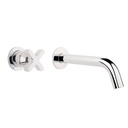 Cross Progressive Mixer & Spout Set - Chrome