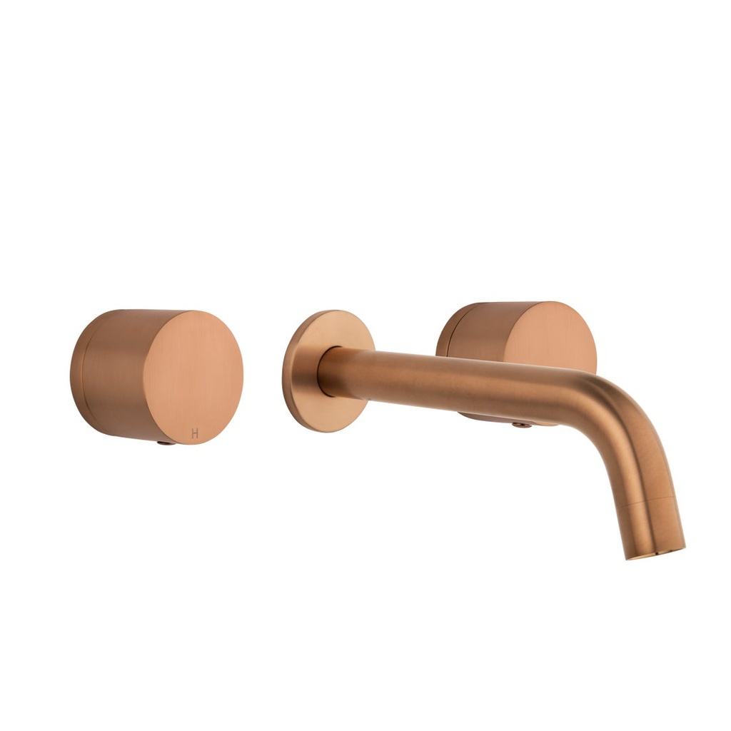[14266-LF] Milani Assembly Taps & Spout Set - Brushed Copper