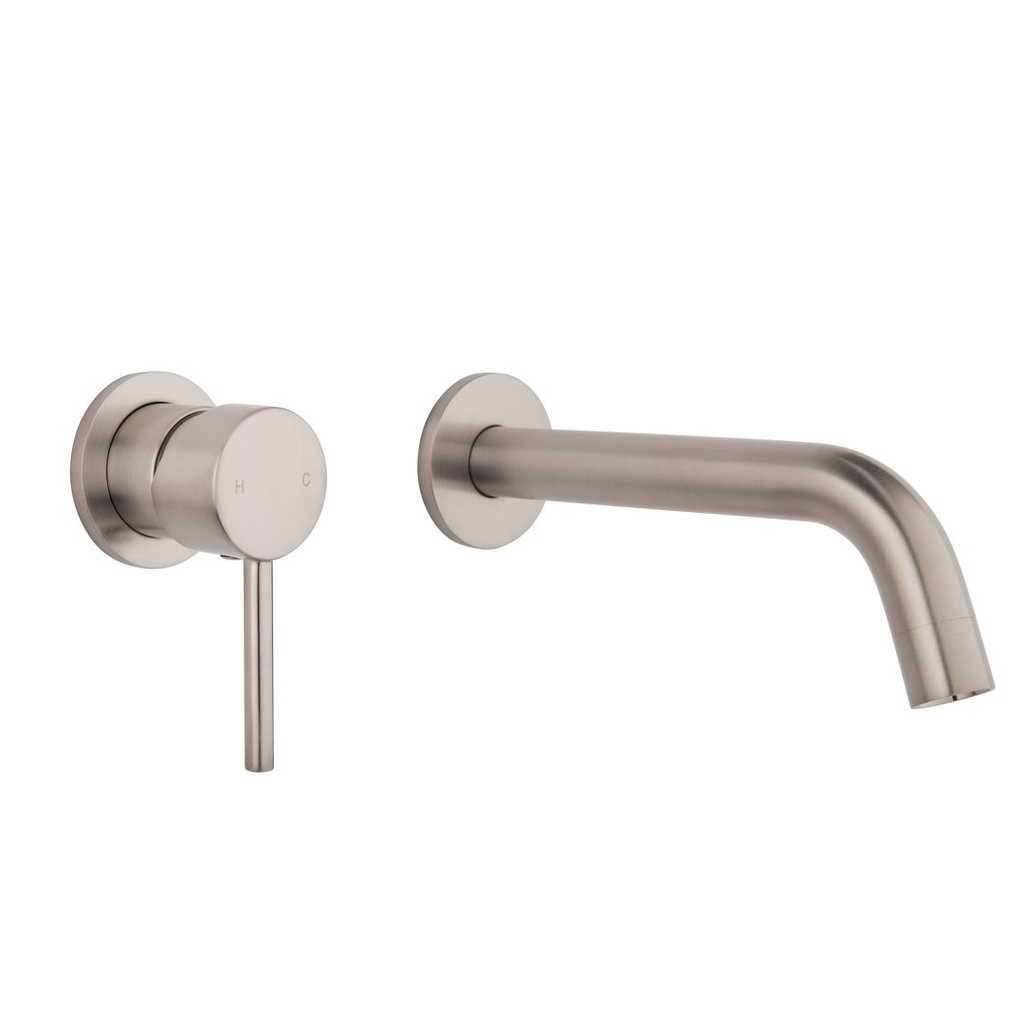 [14275-LF] Elysian Minimal Mixer & Spout Set - Brushed Nickel