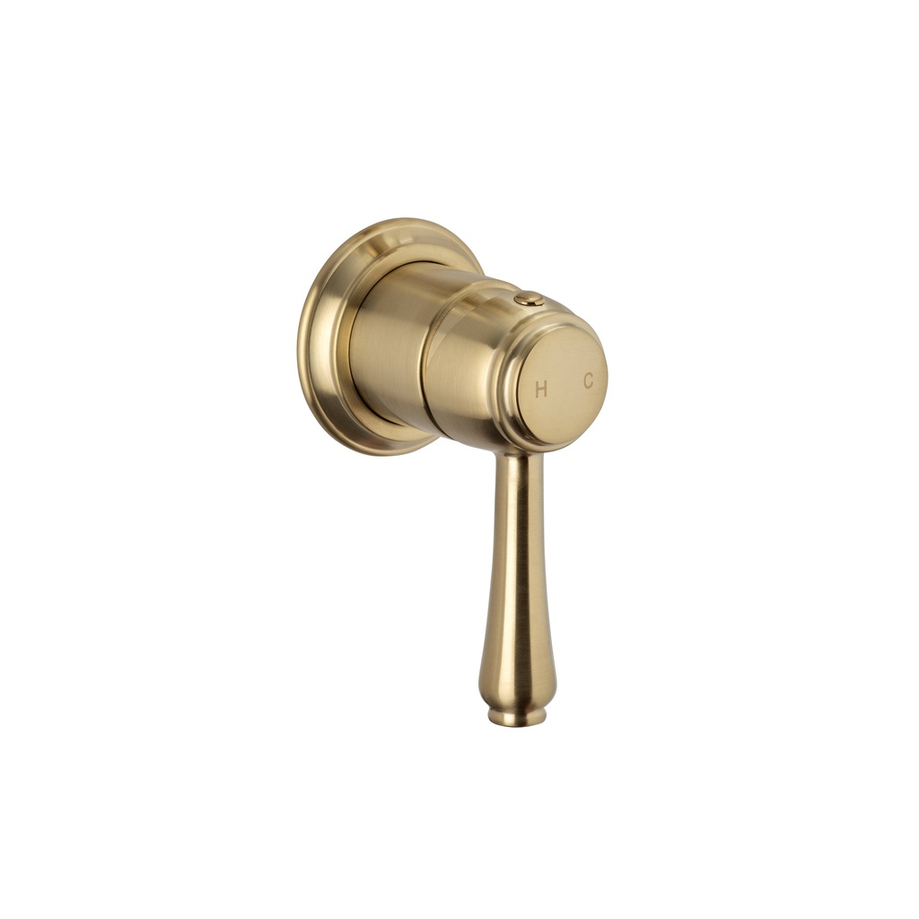 [14322-LF] Kingsley Minimal Mixer - Brushed Brass