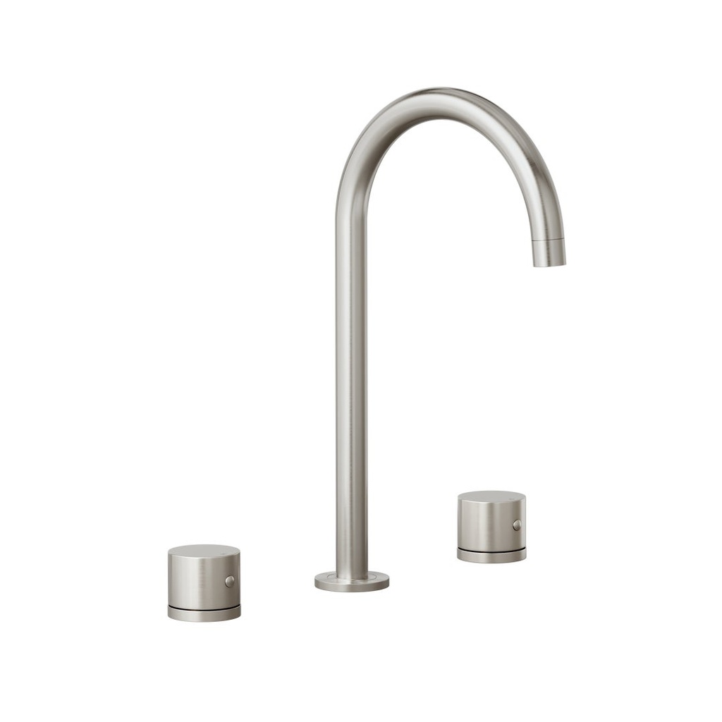 [14450-LF] Milani Assembly Bench Mounted Set - Brushed Nickel