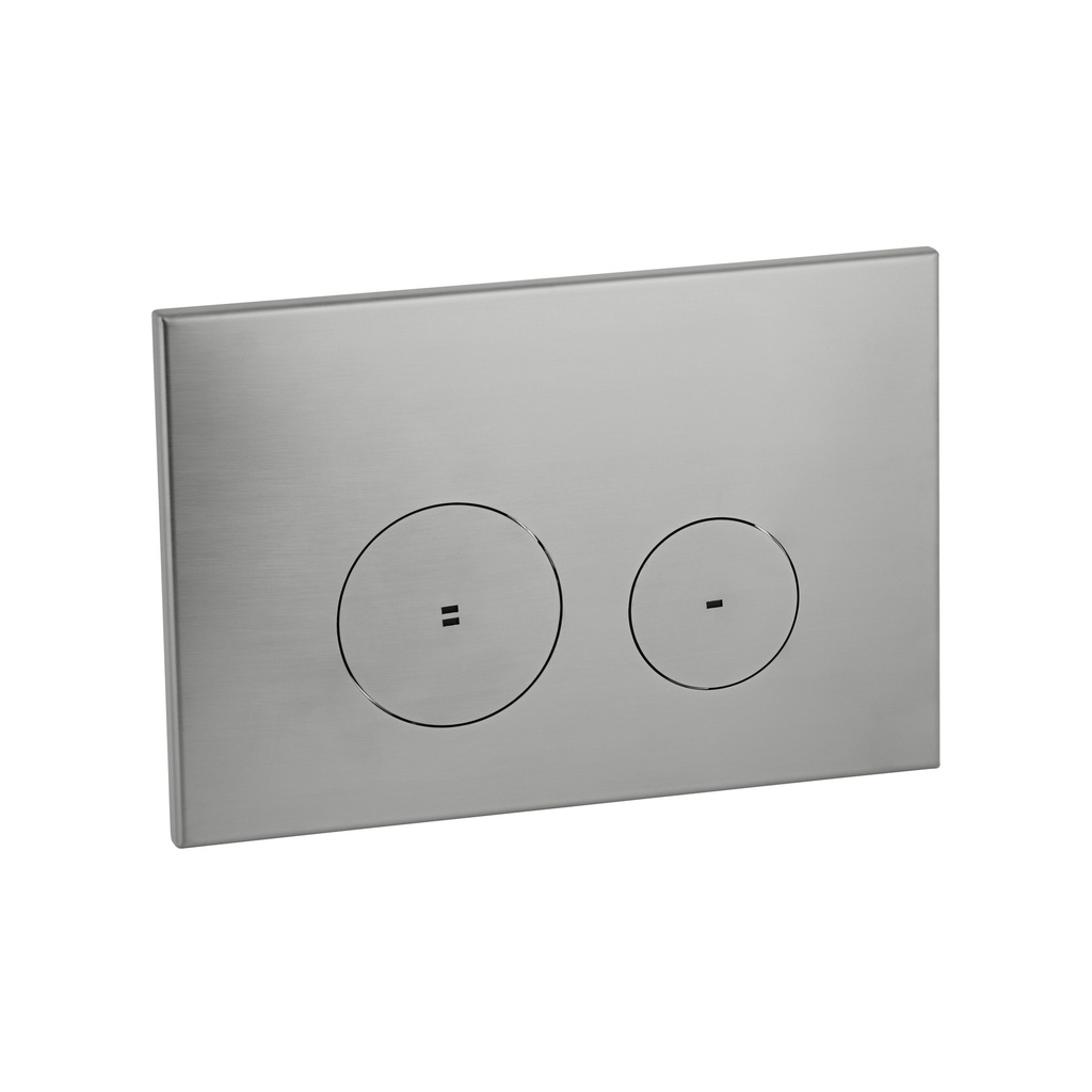 [14492] Zaaha Toilet Button &amp; In-Wall Cistern - Stainless Steel