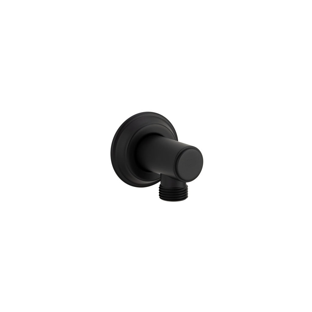 [14644] Kingsley Round Shower BP - Matte Black