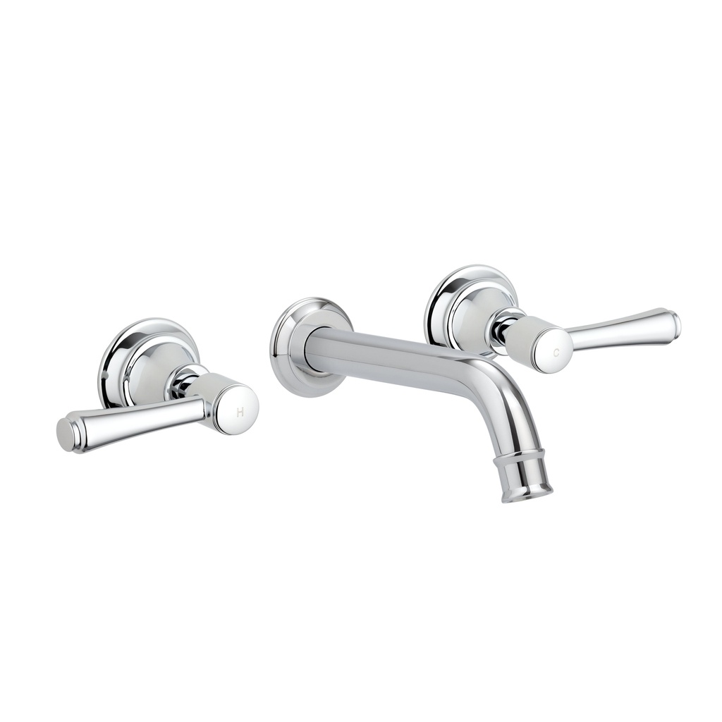 [14709-LF] Kingsley Assembly Taps &amp; Spout Set - Chrome