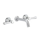 Kingsley Assembly Taps &amp; Spout Set - Chrome