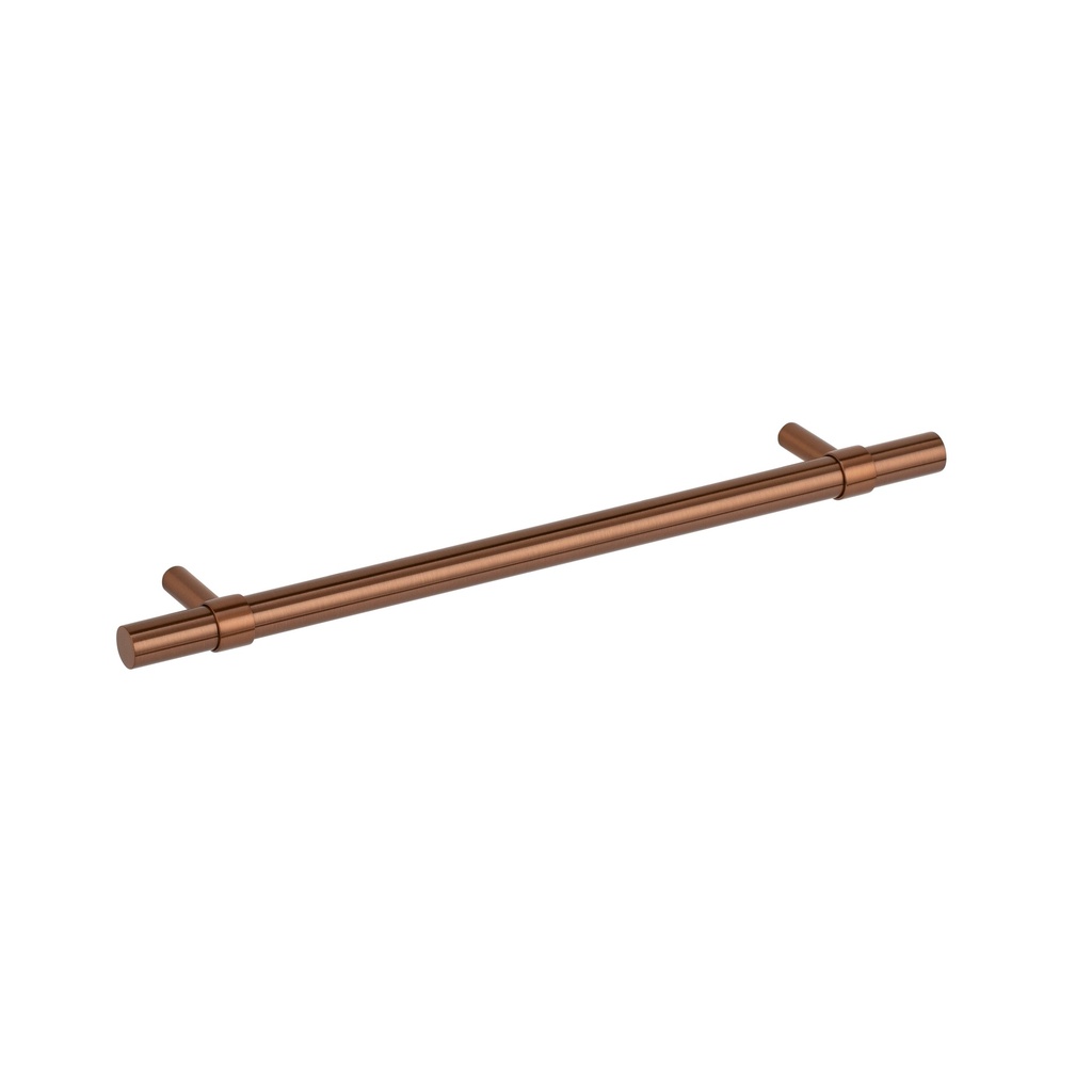 [14719] Modi Adjustable Cabinetry Pull 250mm - Brushed Copper