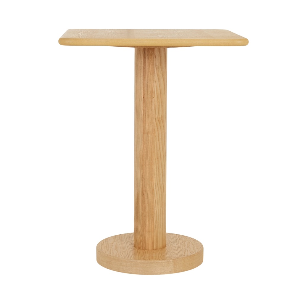 [FREDDIE-SQUARE-BAR-TABLE-NATURAL-ASH-BT-FRED-SQ-X] Freddie Square Bar Table - Natural Ash
