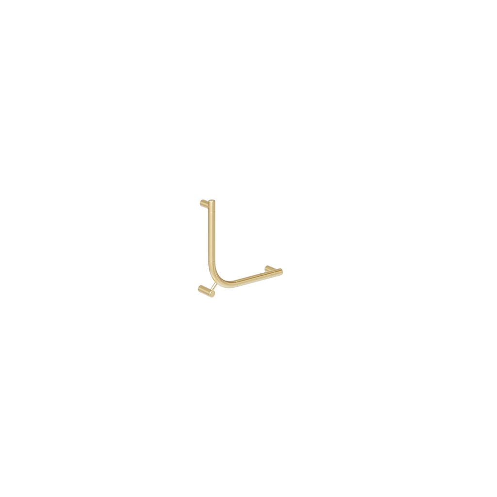 [14744] Aliro Ambulant 90&deg; Grab Rail - Brushed Brass