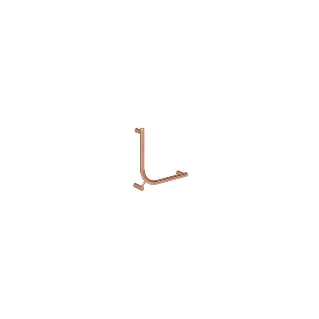 [14745] Aliro Ambulant 90° Grab Rail - Brushed Copper