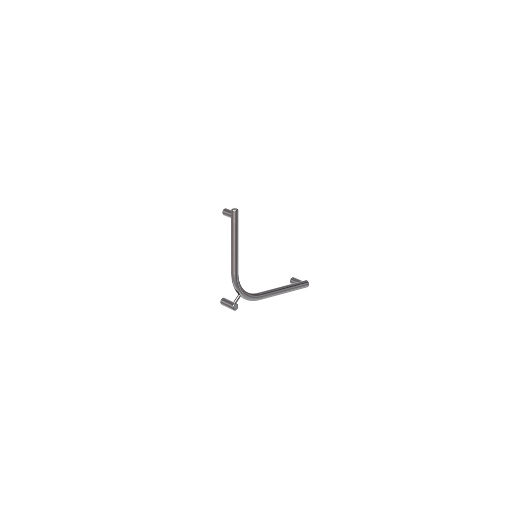 [14746] Aliro Ambulant 90° Grab Rail - Brushed Gunmetal