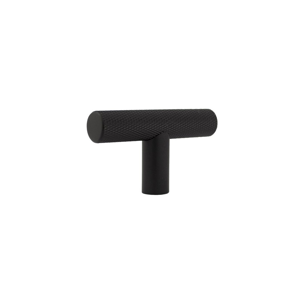 [15035] Tezra Textured Cabinetry T Pull – Matte Black