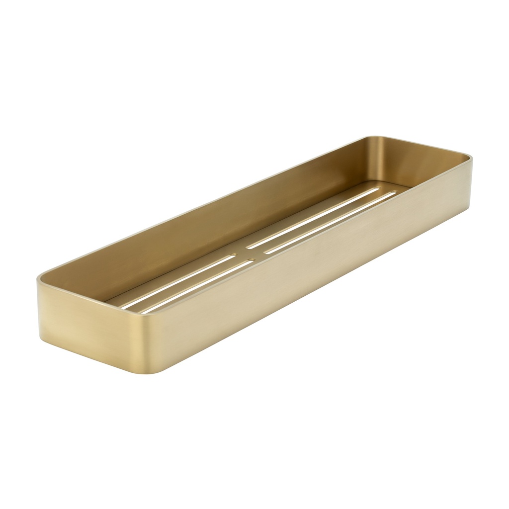 [15221] Maya Shower Caddy - Brushed Brass