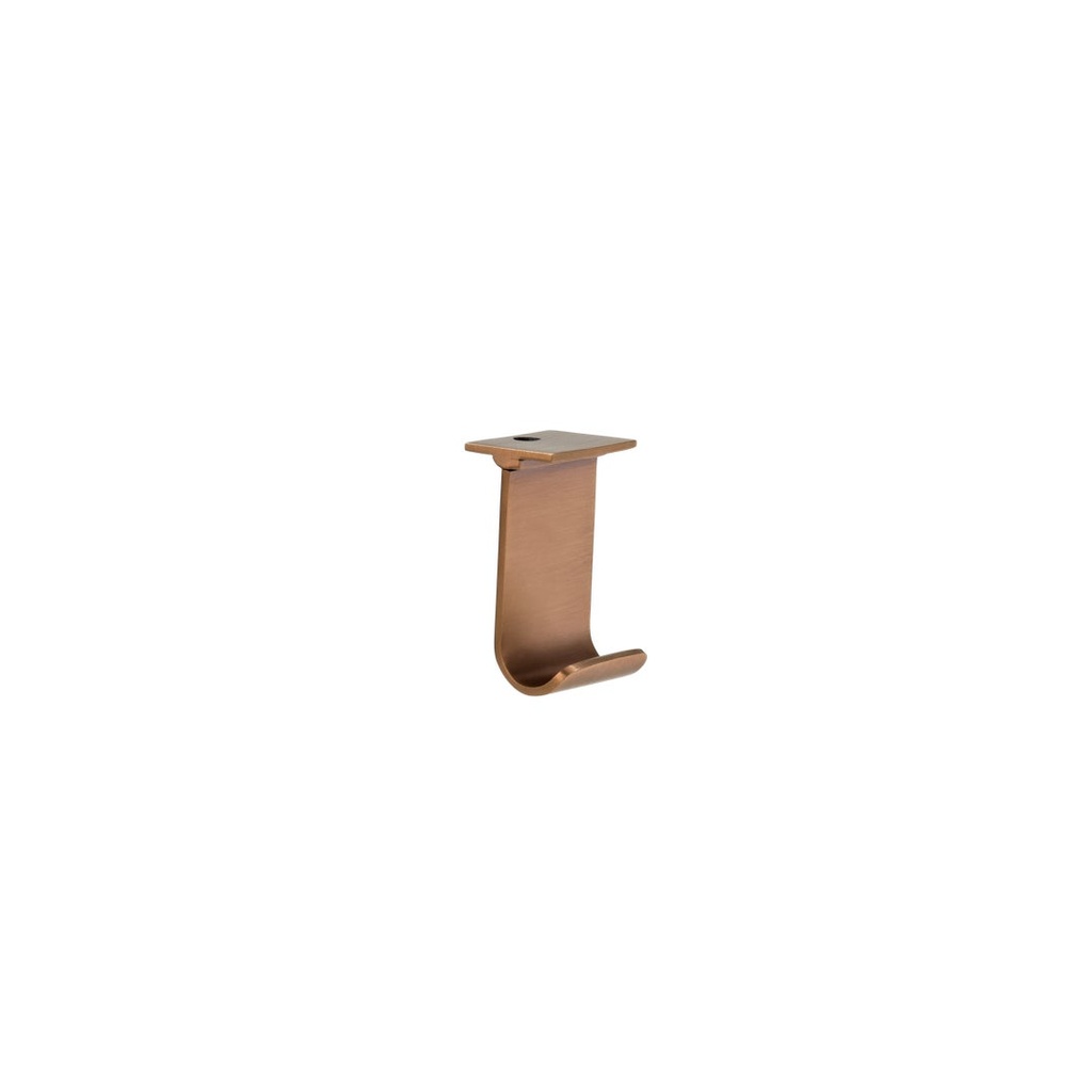 [15300] Maya Shower Hook - Brushed Copper