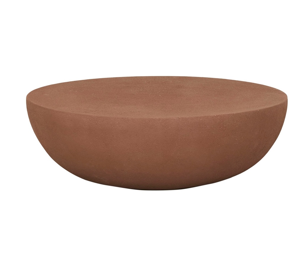 [GRANADA-DRUM-COFFEE-TABLE-BRIQUE-CTO-GRAN-DRU] Granada Drum Coffee Table - Brique