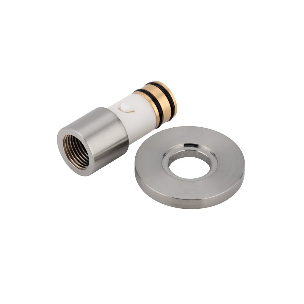 Swivel Bench Mounted Spout - Female Adapter - Brushed Nickel